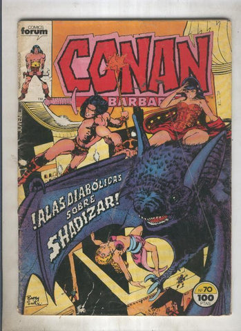 Conan el Barbaro primera edicion numero 070 (numerado 1 en trasera)