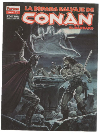 LA ESPADA SALVAJE DE CONAN EL BARBARO, 3a Edicion, Numero 22: El Demonio de las Sombras