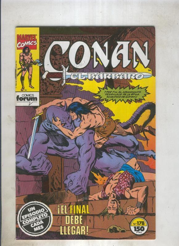 Conan el Barbaro primera edicion numero 178 (numerado 2 en trasera)