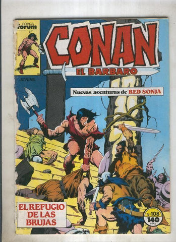 Conan el Barbaro primera edicion numero 108 (numerado 4 en trasera)