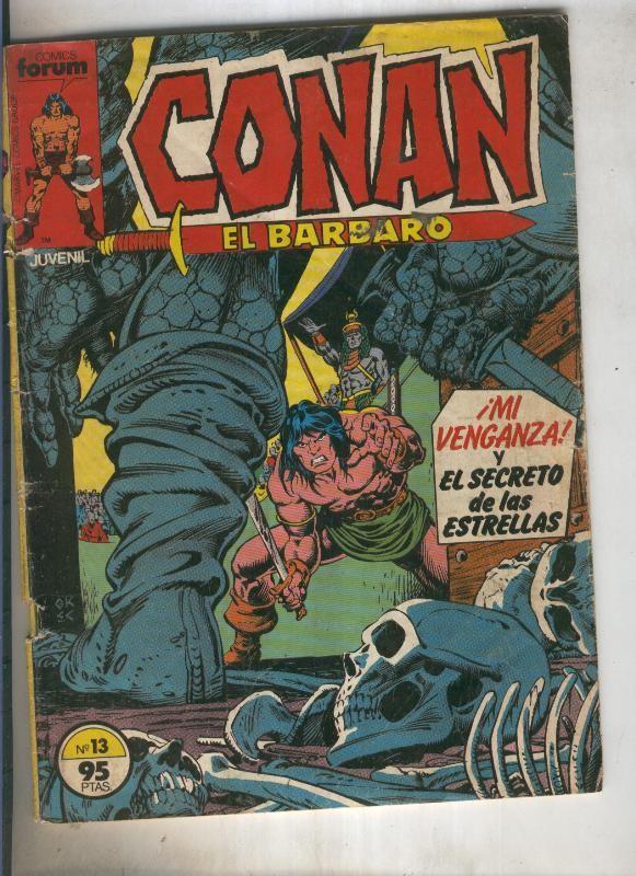 Conan el Barbaro primera edicion numero 013 (numerado 2 en trasera)