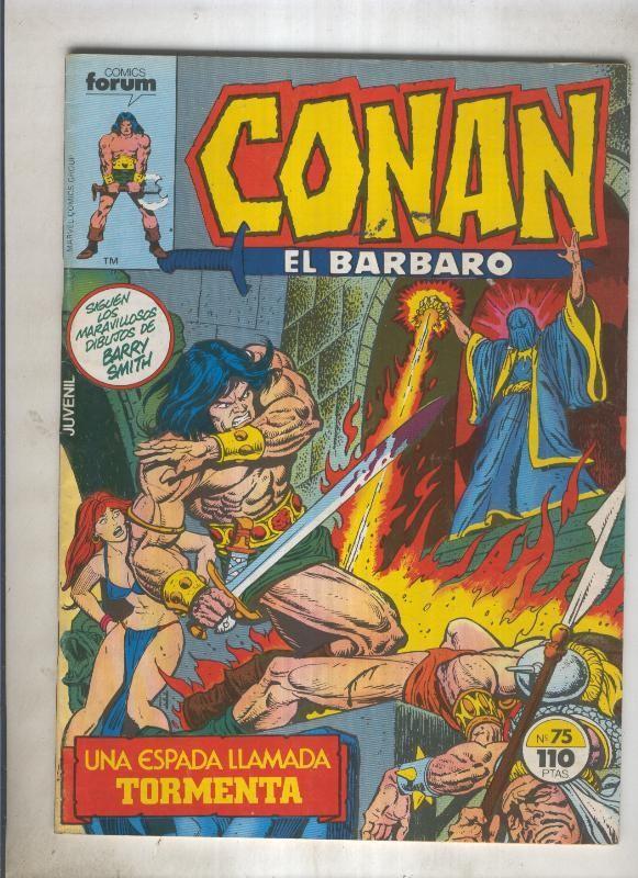 Conan el Barbaro primera edicion numero 075 (numerado 4 en trasera)