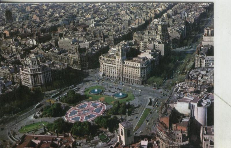 Postal 4157 : Barcelona: Plaza de Cataluña