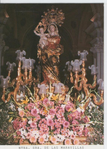 Postal Virgenes 0423 : Nuestra Señora de las Maravillas, patrona de Cehegin (Murcia)
