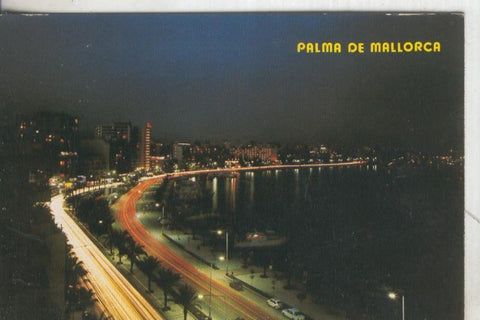 Postal 6030 : Vista noctura Palma de Mallorca