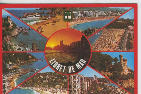 Postal 08036 : Lloret de Mar: vistas varias