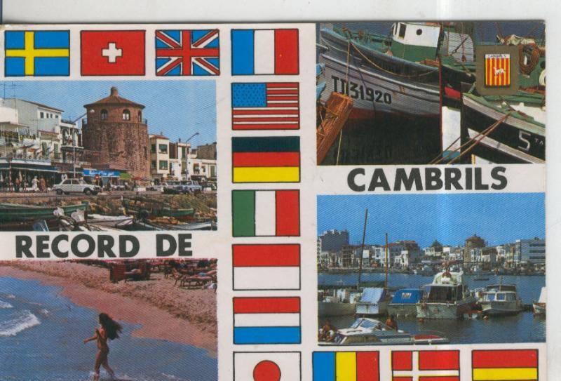 Postal 010080: Tarragona: Cambrils, recuerdo