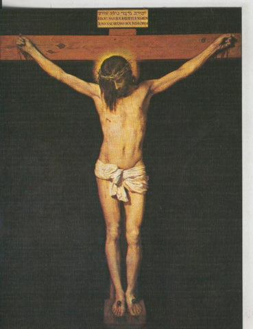 Postal 008799: Cristo crucificado de Velazquez