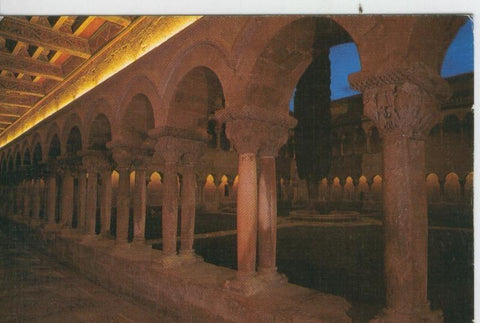 Postal 7291 : Vista nocturna del claustro de santo domingo de silos en Burgos