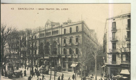 Postal 010519: Gran Teatro del Liceo de Barcelona
