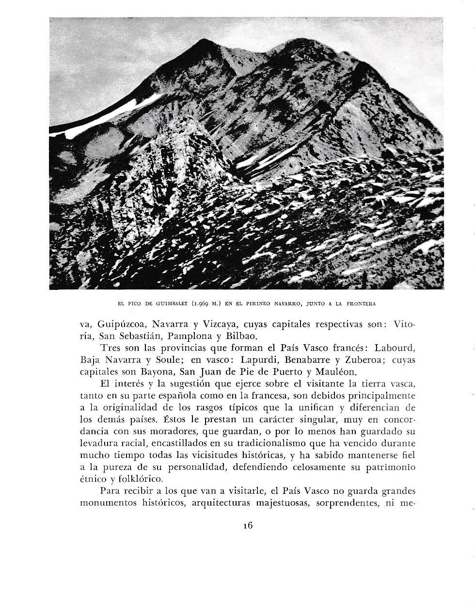 LAMINA 6084: Pico Guimbalet Pirineo Navarro
