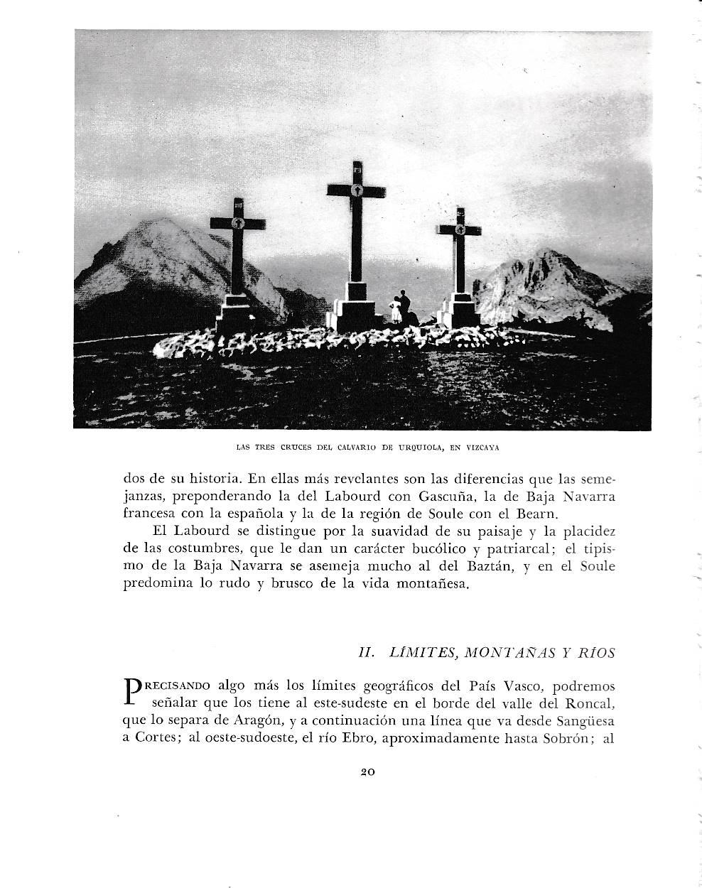 LAMINA 6086: Las tres Cruces del Calvario de Urquiola en Vizcaya