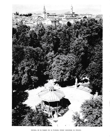 LAMINA 6104: Parque de La Florida Vitoria
