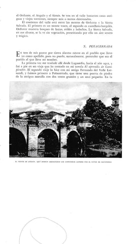 LAMINA 6108: Puente de Durama donde fueron derrotados los Comuneos alaveses por el Conde de Salvarierra