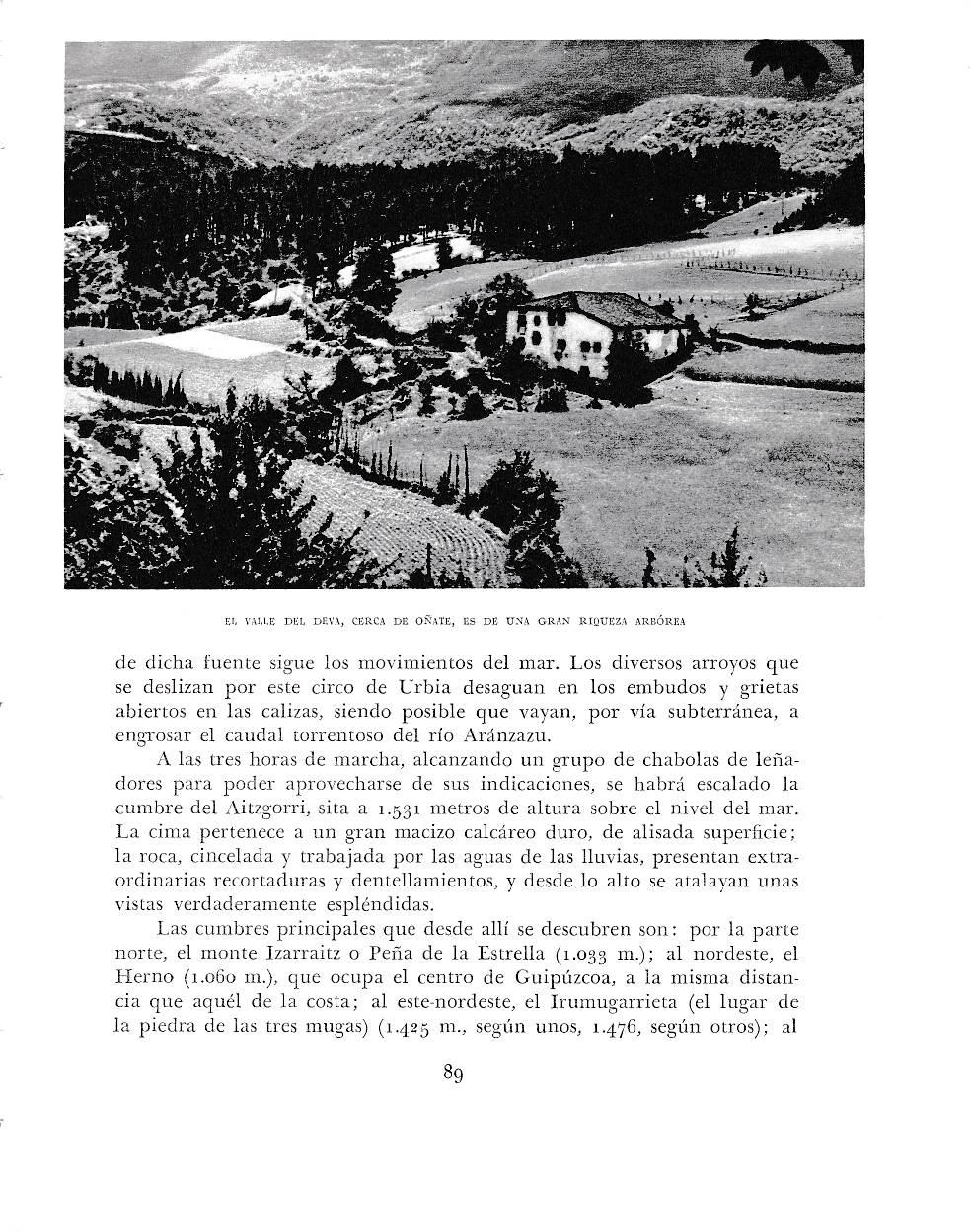 LAMINA 6118: Valle de Deva  cerca de Oñate