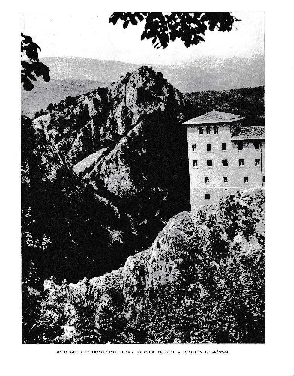 LAMINA 6122: Convento Franciscanos  custodian Virgen de Aranzazu