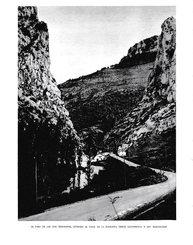 LAMINA 6142: Paso de las dos hermanas entrada al Valle de la Barraca desde Legumberri y San Miguelchu