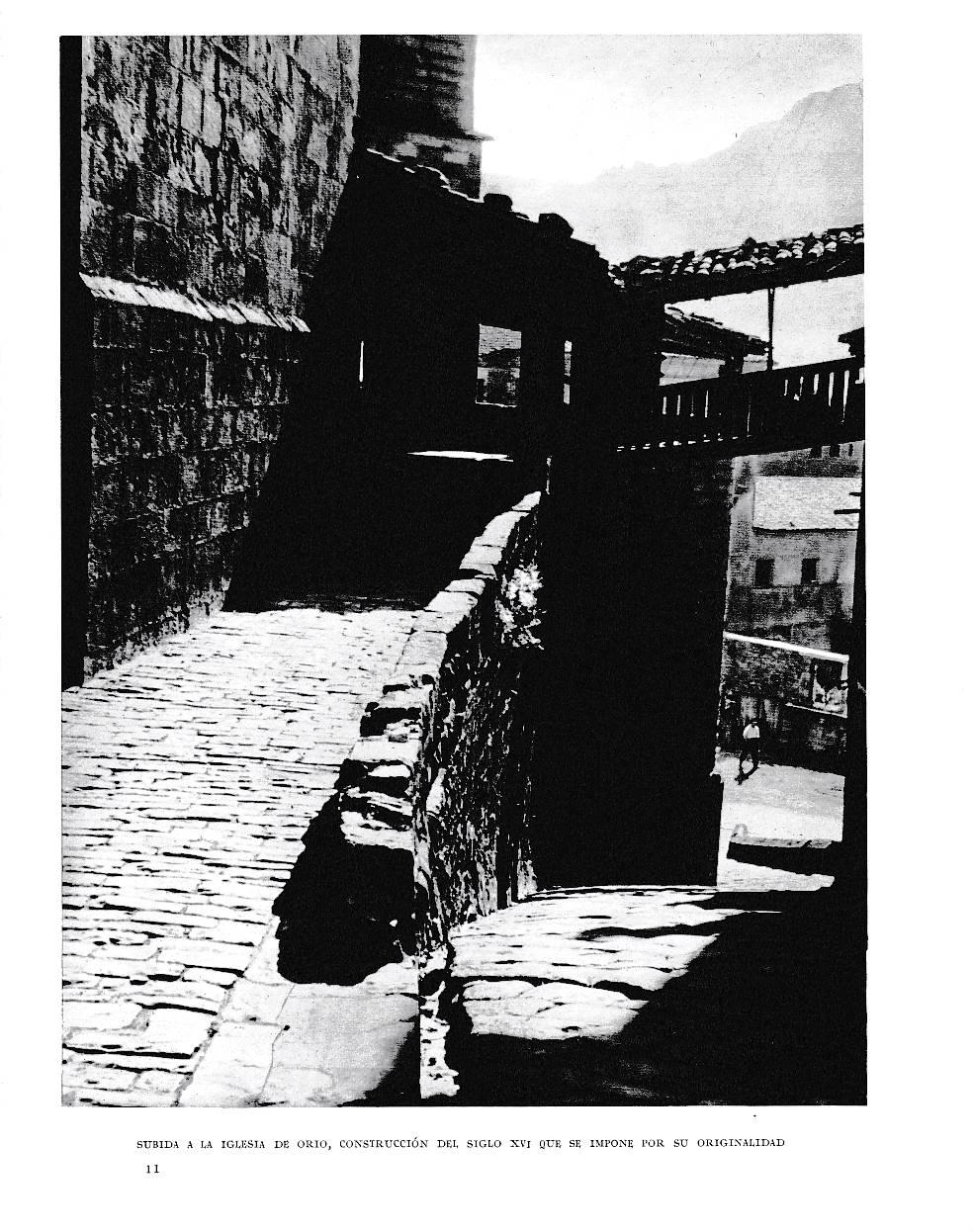 LAMINA 6145: Subida a la iglesia de Orio construccion s XVI