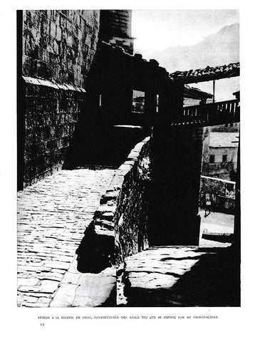 LAMINA 6145: Subida a la iglesia de Orio construccion s XVI