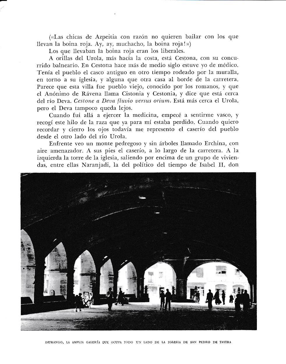 LAMINA 6156: Durango galeria junto a la iglessia de San Pedro de Tavira