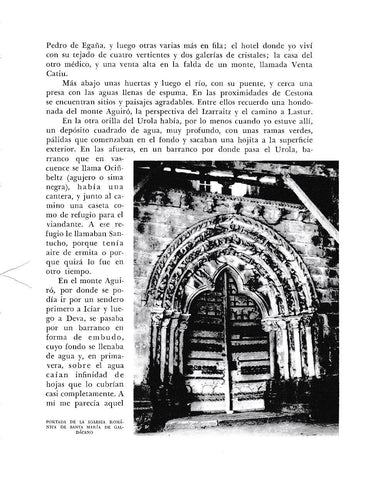 LAMINA 6158: Portada romanica iglesia Santa Maria de Galdacano