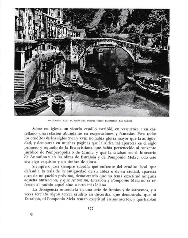 LAMINA 6161: Ondarroa arco puente viejo