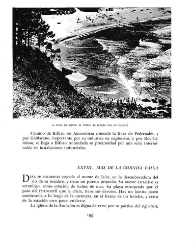 LAMINA 6169: Playa de Baquio pueblo famoso por su Chacoli
