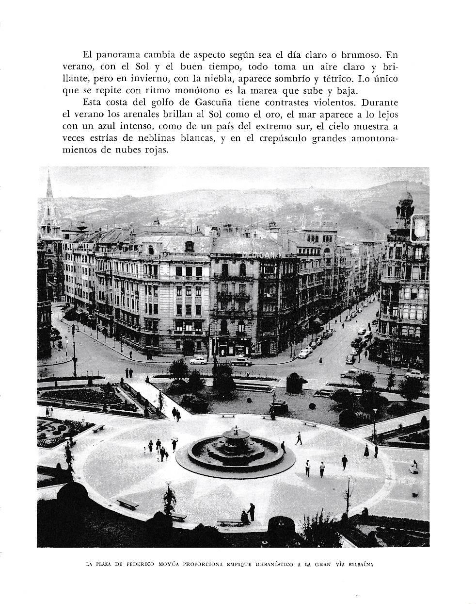 LAMINA 6173: Plaza de Federico Moyua en Bilbao