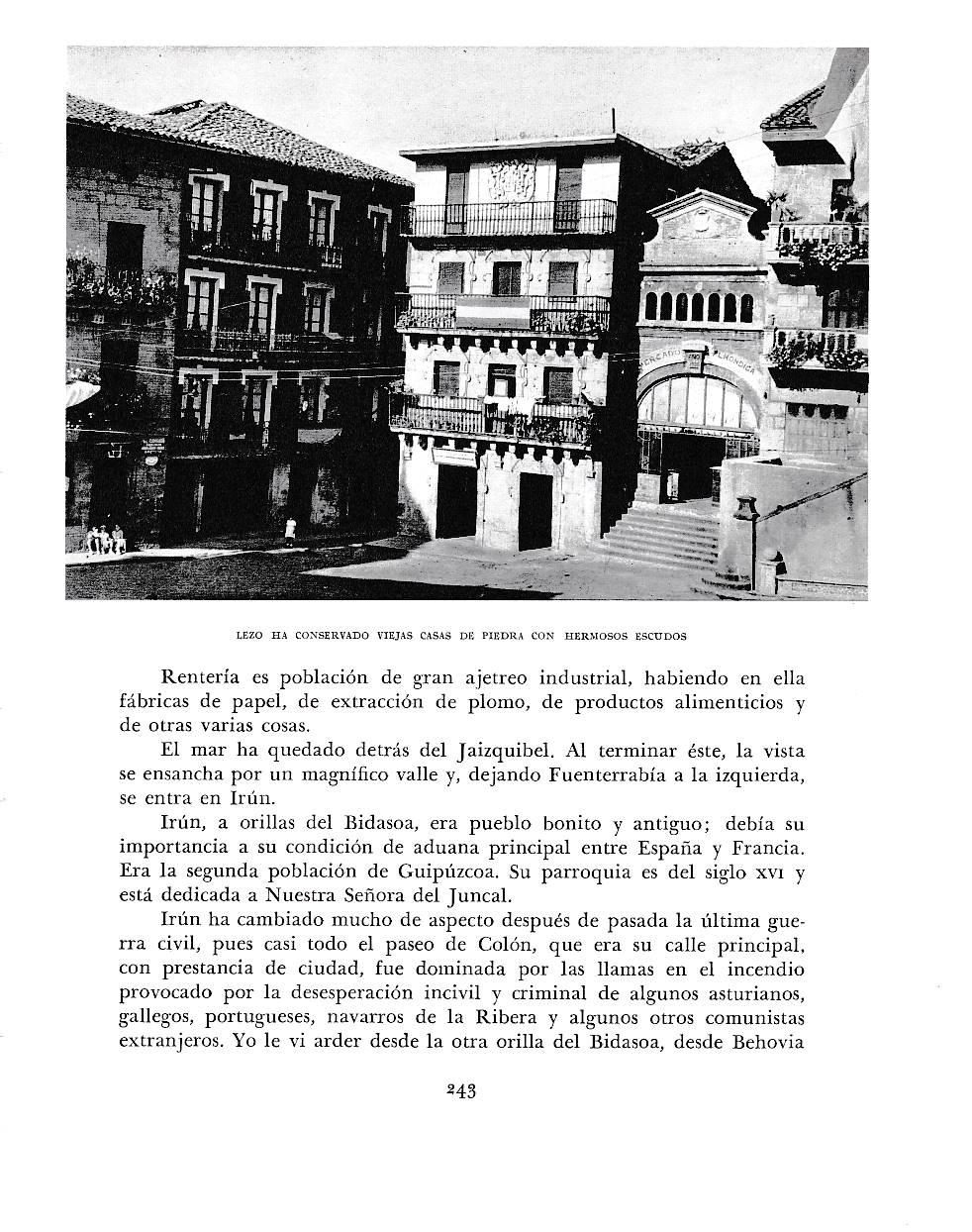 LAMINA 6191: Lezo casas de piedra con escudos