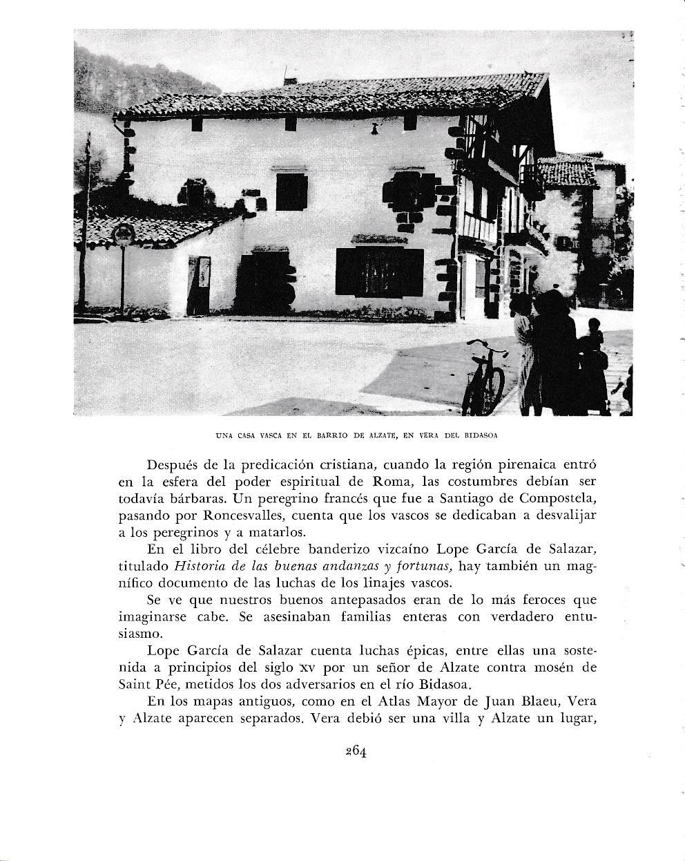 LAMINA 6199: Casa vasca en barrio de Alzate en Vega del Bidasoa