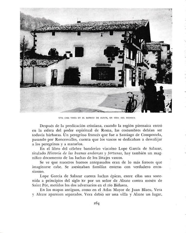 LAMINA 6199: Casa vasca en barrio de Alzate en Vega del Bidasoa