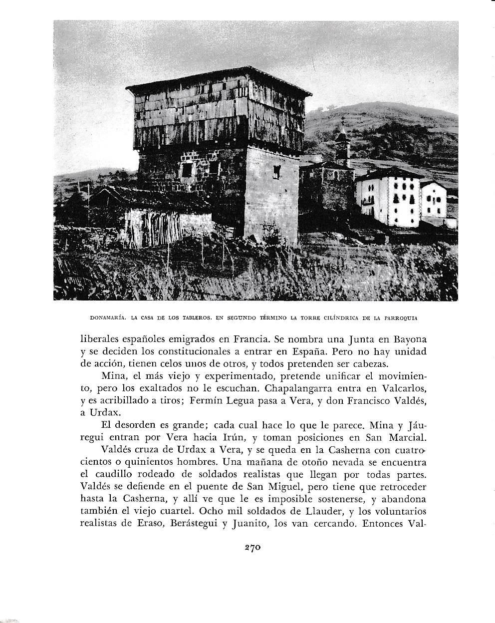LAMINA 6202: Donamaria casa de los tableros y torre cilindrica parroquia