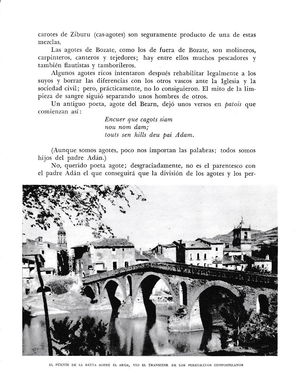 LAMINA 6225:  Puente de la reina sobre el Arga