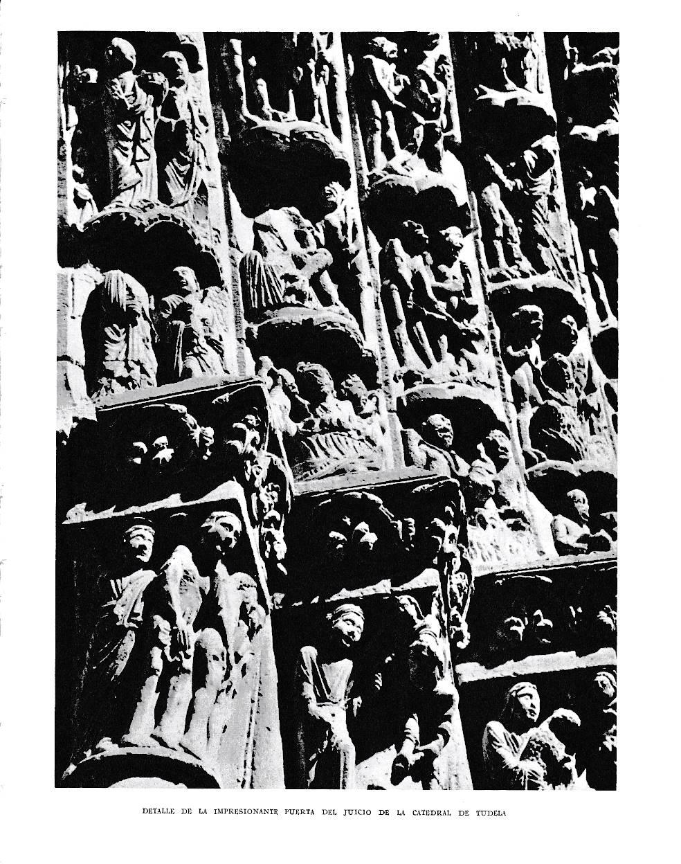 LAMINA 6232: Puerta del Juicio de la Catedral de Tudela