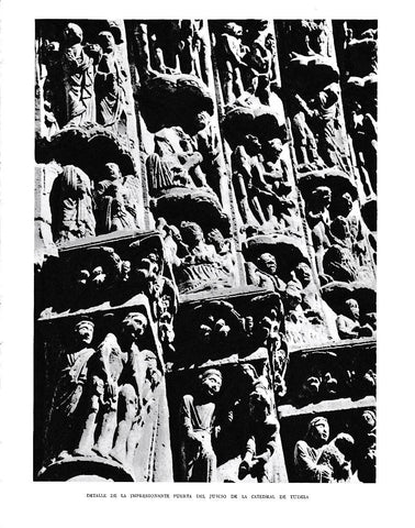 LAMINA 6232: Puerta del Juicio de la Catedral de Tudela