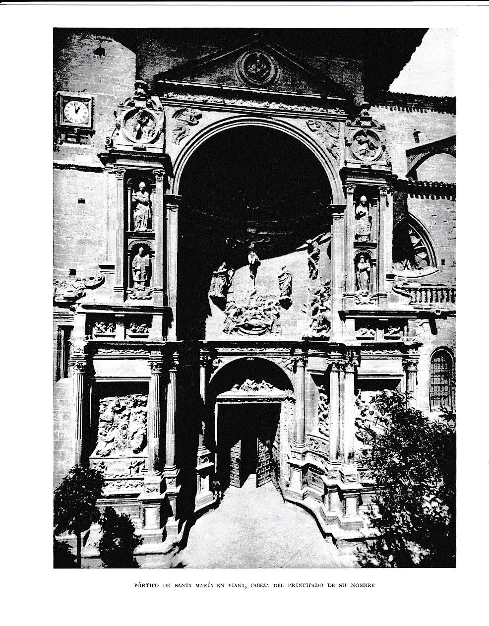 LAMINA 6233: Portico de Santa Maria de Viana