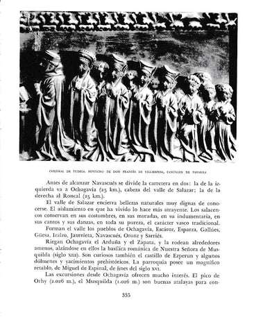 LAMINA 6234: Sepulcro de Don Frances de Villaespina Canciller de Navarra en la Catedral de Tudela