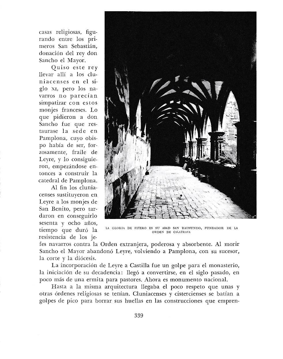 LAMINA 6235: La Gloria de Fitero es su abad San Raimundo fundador de la Orden de Calatrava 