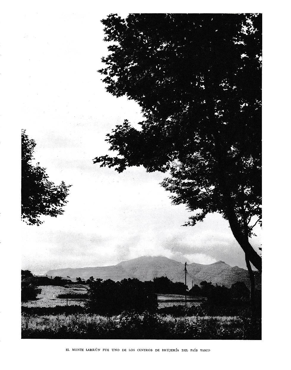 LAMINA 6253: Monte Larrun centro de brujeria del pais vasco