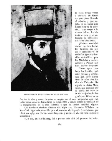 LAMINA 6265: Museo Bonnat de Bayona retrado de Bonnat por Degas