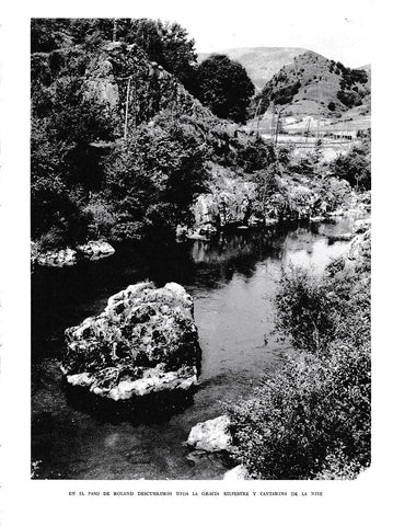 LAMINA 6272: Paso de Roland rio Nive