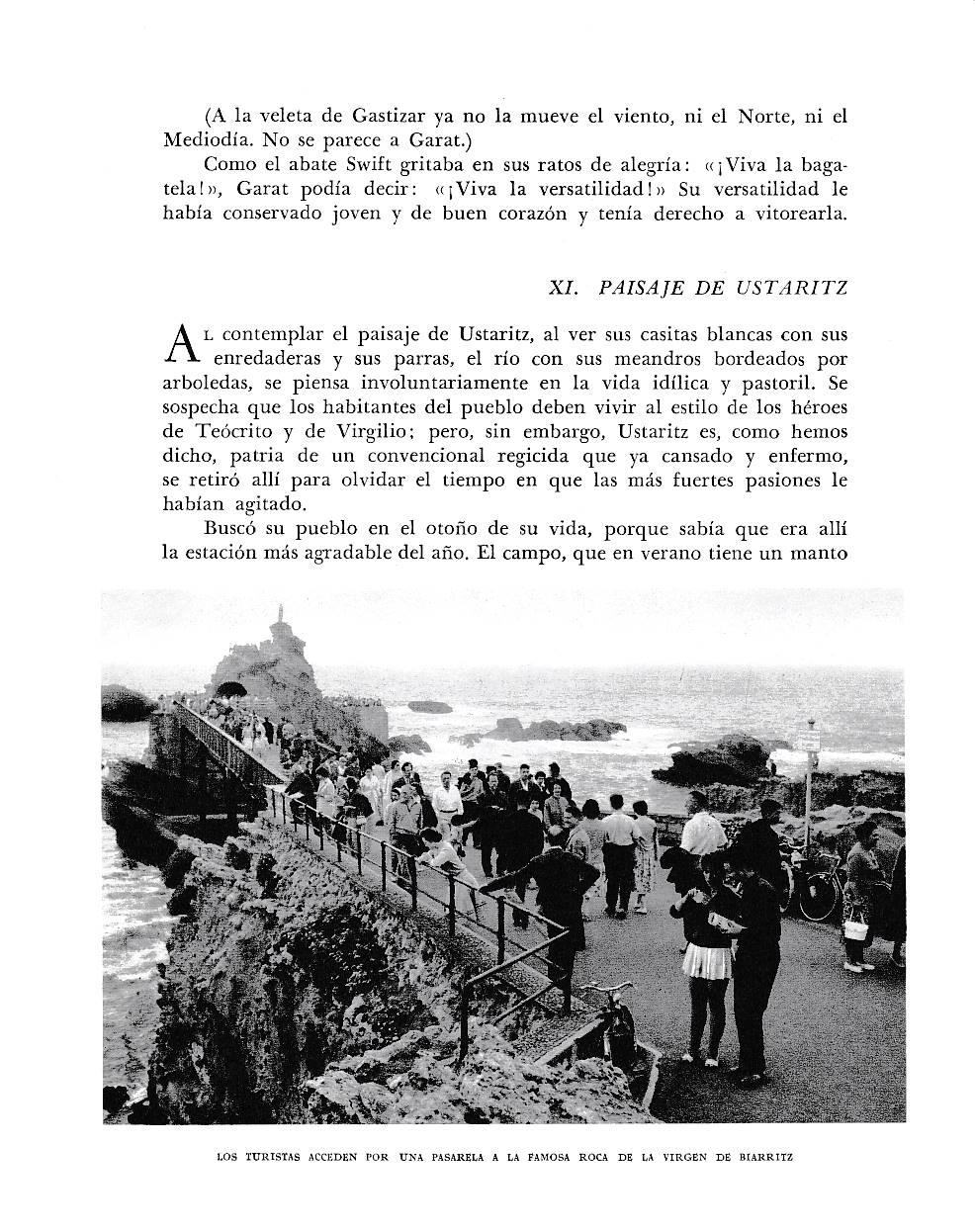 LAMINA 6275: Pasarela a la roca de la Virgen de Biarritz