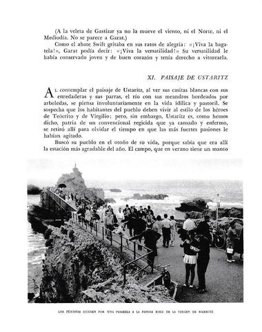 LAMINA 6275: Pasarela a la roca de la Virgen de Biarritz