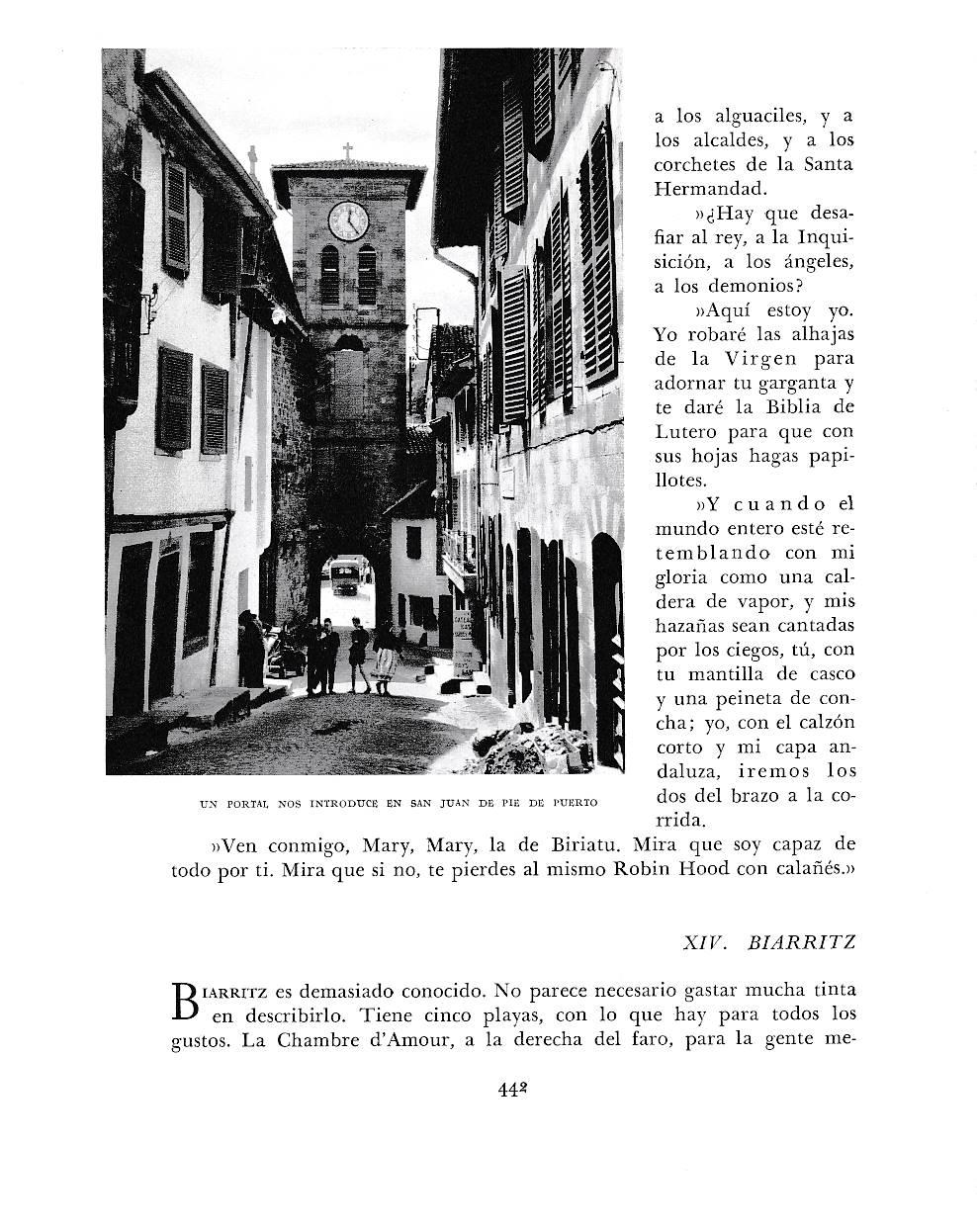 LAMINA 6281: Portal del puerto de San Juan de Pie