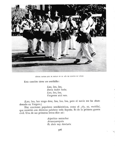 LAMINA 6305: Danzas del dia de Corpus en Oñate