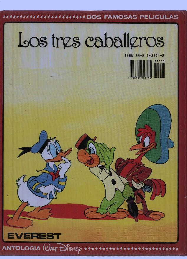 Antologia Walt Disney: PINOCHO - LOS TRES CABALLEROS (Everest 1991)