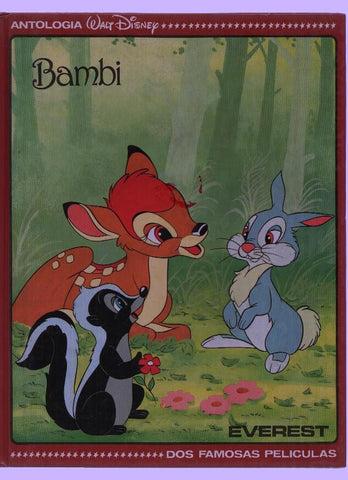 Antologia Walt Disney: BAMBI - ALICIA EN EL PAIS DE LAS MARAVILLAS (Everest 1991)