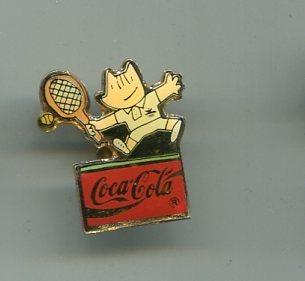 Pins metal: Olimpiadas Barcelona 1992 : Coby tenista, patrocinio coca cola