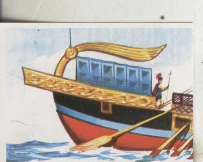 Cromos: La aventura de la velocidad numero 143: Trirreme romano