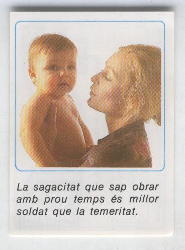 Cromos: Missatges D´alegria numerado 35